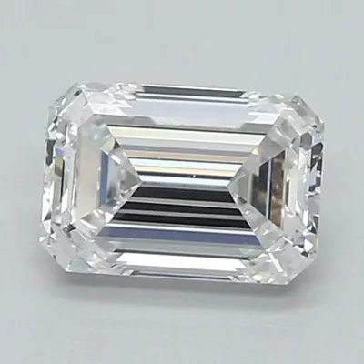 1.12ct D VVS1 Rare Carat Ideal Cut Emerald Lab Grown Diamond