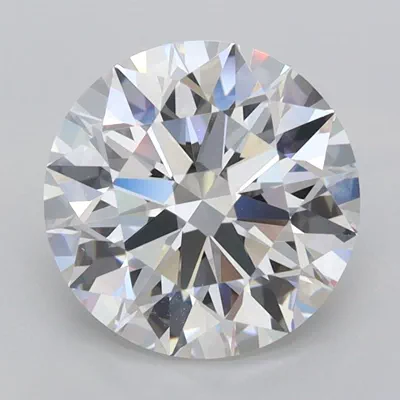 2.22ct D FL Rare Carat Ideal Cut Round Lab Grown Diamond