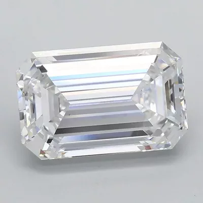 2.04ct D VS1 Rare Carat Ideal Cut Emerald Lab Grown Diamond