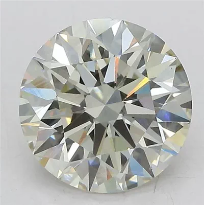 3.17ct J VS1 Rare Carat Ideal Cut Round Lab Grown Diamond