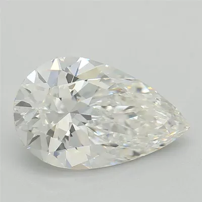 1.06ct F VS1 Rare Carat Ideal Cut Pear Lab Grown Diamond