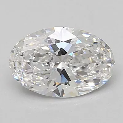 1.06ct D VS1 Rare Carat Ideal Cut Oval Lab Grown Diamond