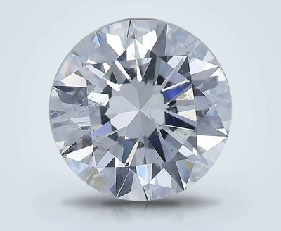 3.32ct E SI2 Excellent Cut Round Diamond