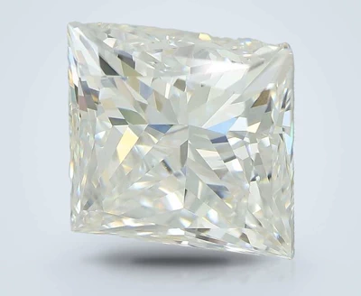 5.09ct E VVS2 Rare Carat Ideal Cut Princess Lab Grown Diamond