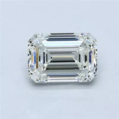 2.03ct J VS2 Rare Carat Ideal Cut Emerald Diamond