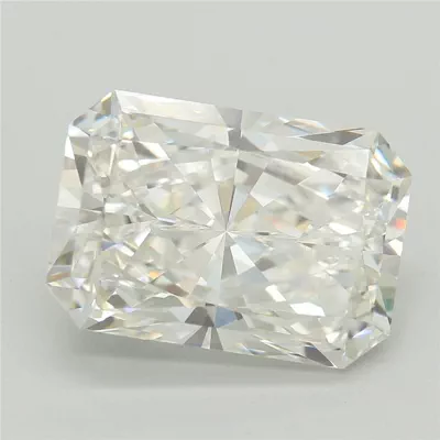 5.02ct F VVS2 Rare Carat Ideal Cut Radiant Lab Grown Diamond