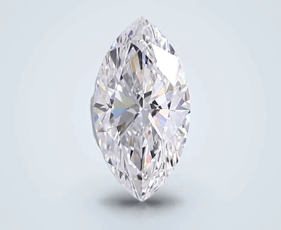 3.01ct F VVS2 Rare Carat Ideal Cut Marquise Lab Grown Diamond