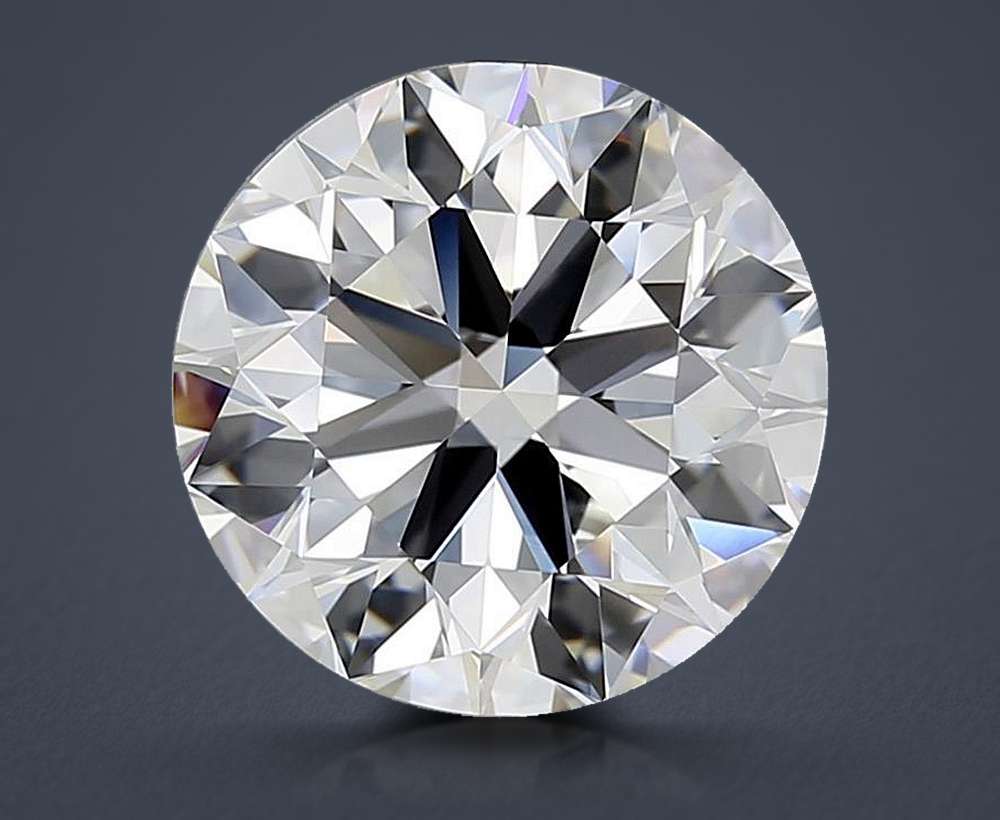 3.70ct G VVS1 Rare Carat Ideal Cut Round Diamond