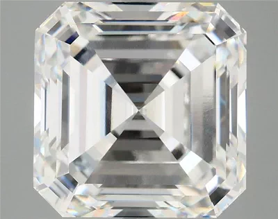 8.05ct E VVS2 Very Good Cut Asscher Lab Grown Diamond
