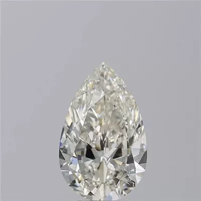 3.90ct J SI2 Very Good Cut Pear Diamond