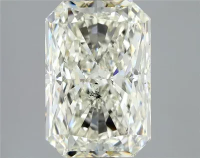 3.03ct J SI2 Rare Carat Ideal Cut Radiant Diamond