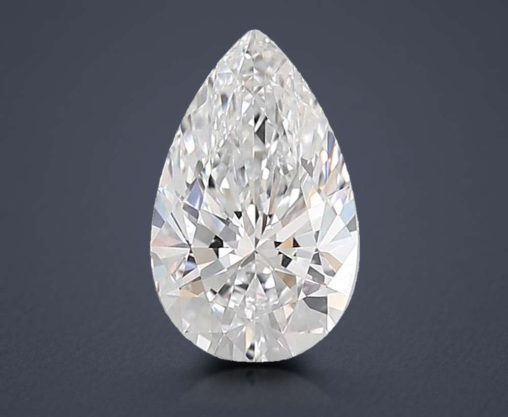 1.20ct D VVS1 Rare Carat Ideal Cut Pear Lab Grown Diamond