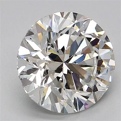 3.01ct H SI2 Rare Carat Ideal Cut Round Diamond