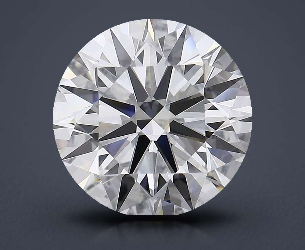 6.39ct I VVS2 Rare Carat Ideal Cut Round Lab Grown Diamond