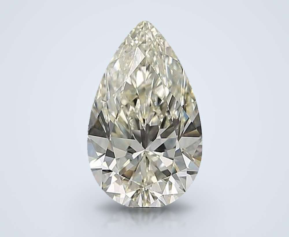2.51ct J VS1 Rare Carat Ideal Cut Pear Diamond