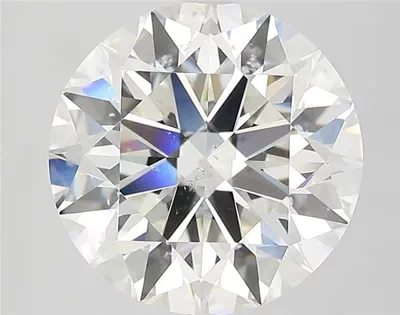 5.20ct H SI2 Rare Carat Ideal Cut Round Diamond