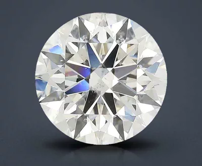 5.20ct H SI2 Rare Carat Ideal Cut Round Diamond
