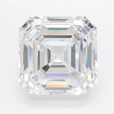 5.24ct D VVS1 Rare Carat Ideal Cut Asscher Lab Grown Diamond