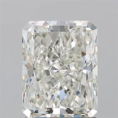 2.01ct J SI1 Rare Carat Ideal Cut Radiant Diamond