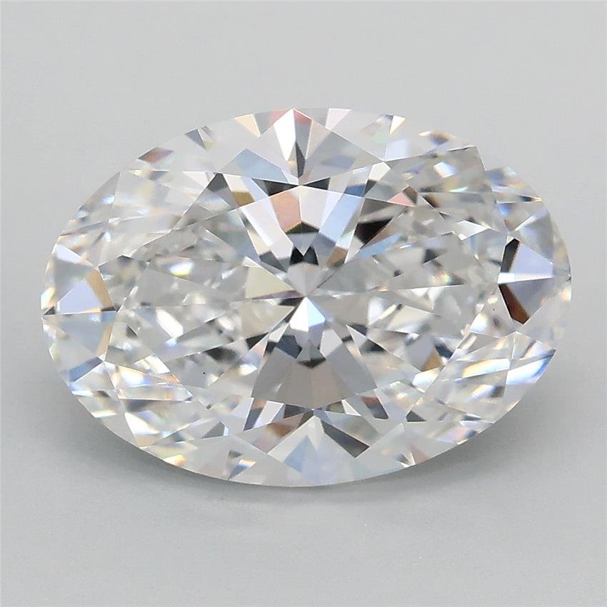 3.03ct D VS1 Rare Carat Ideal Cut Oval Lab Grown Diamond