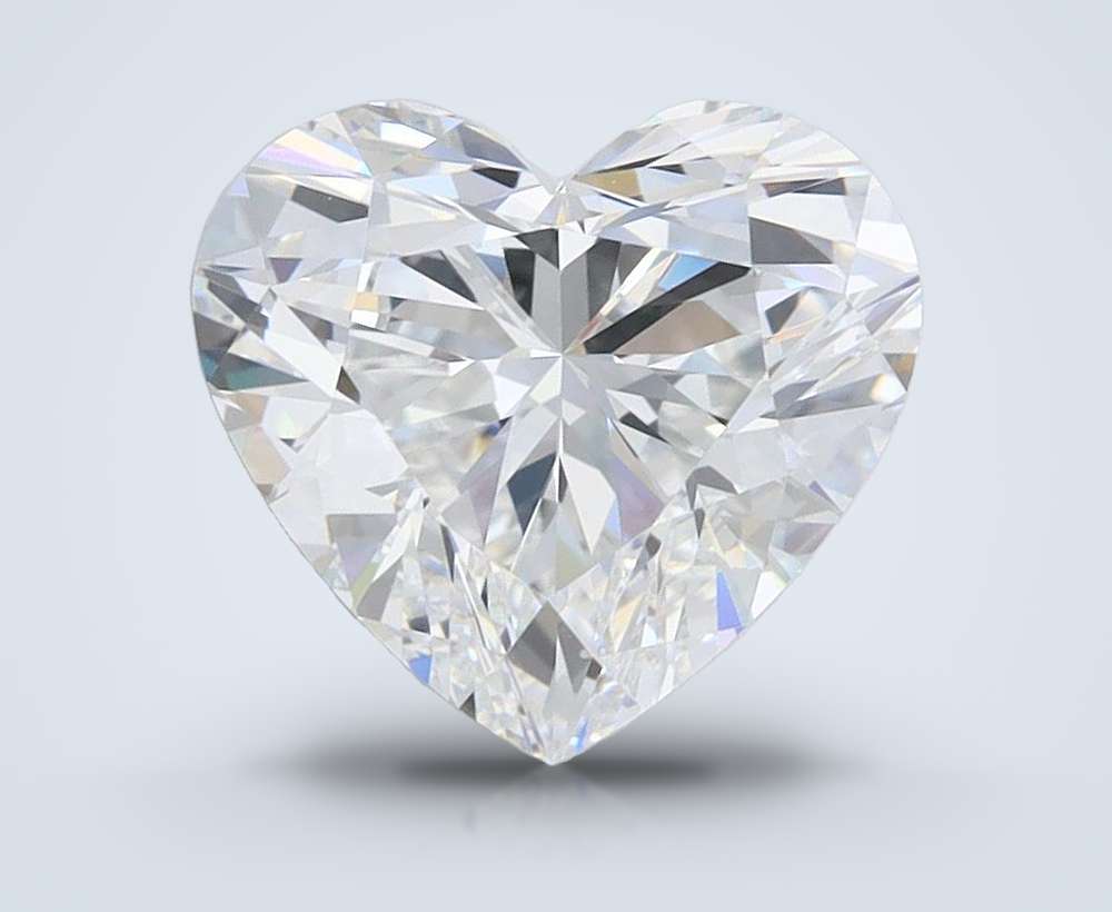 2.43ct D FL Rare Carat Ideal Cut Heart Lab Grown Diamond