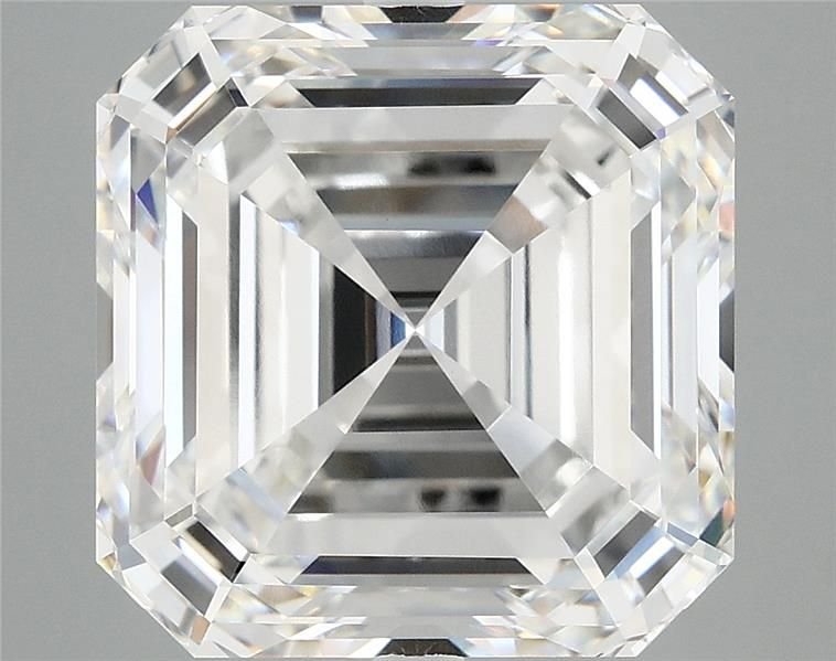 8.46ct F VVS2 Excellent Cut Asscher Lab Grown Diamond