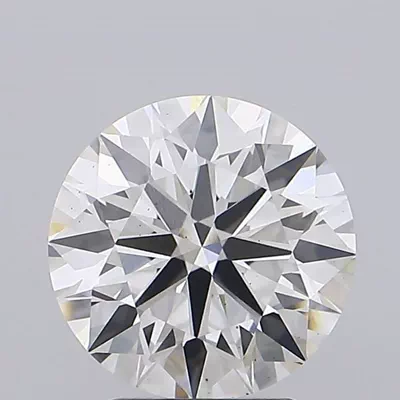 3.02ct H VS2 Rare Carat Ideal Cut Round Lab Grown Diamond