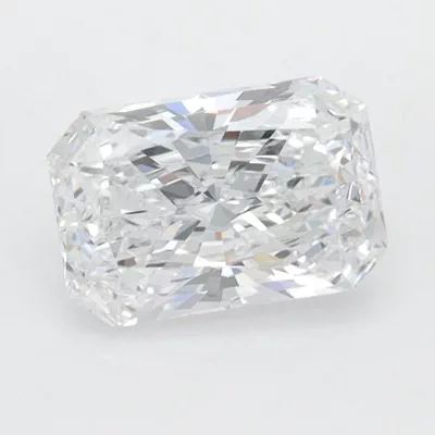 1.23ct D VVS1 Rare Carat Ideal Cut Radiant Lab Grown Diamond