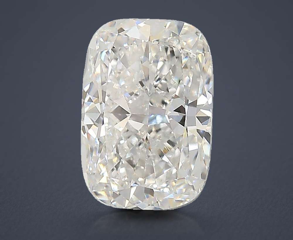 2.55ct E VVS2 Rare Carat Ideal Cut Cushion Lab Grown Diamond