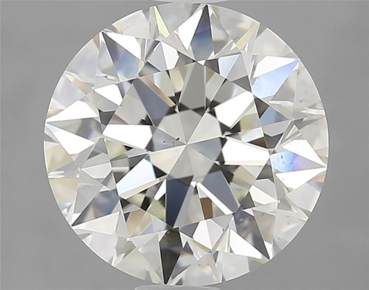 3.22ct I VS2 Rare Carat Ideal Cut Round Diamond