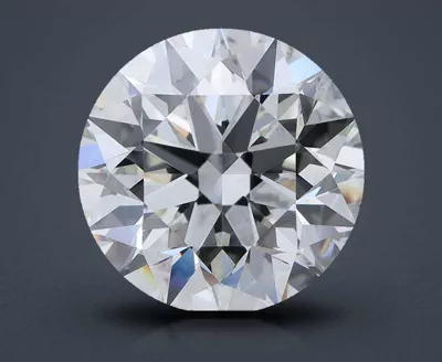 4.52ct H VVS2 Rare Carat Ideal Cut Round Diamond
