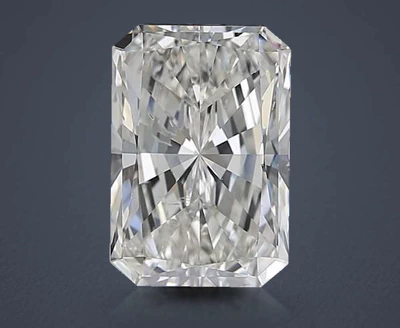 3.51ct G SI2 Rare Carat Ideal Cut Radiant Diamond
