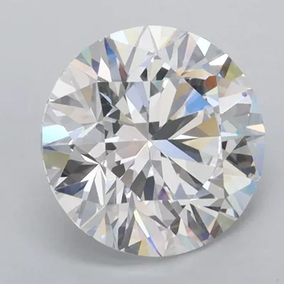 2.03ct D FL Rare Carat Ideal Cut Round Lab Grown Diamond