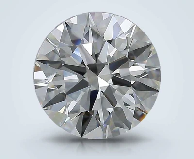 4.01ct J VVS2 Rare Carat Ideal Cut Round Diamond