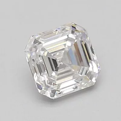 0.88ct D VS1 Rare Carat Ideal Cut Asscher Lab Grown Diamond