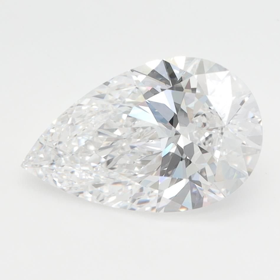 2.03ct D VS1 Rare Carat Ideal Cut Pear Lab Grown Diamond