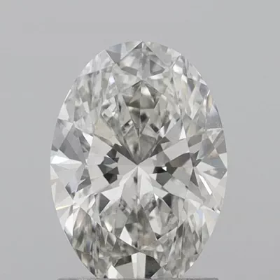 1.58ct F SI1 Rare Carat Ideal Cut Oval Lab Grown Diamond