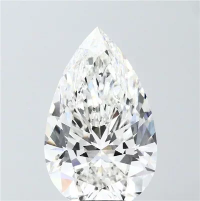 10.06ct F VS1 Rare Carat Ideal Cut Pear Lab Grown Diamond