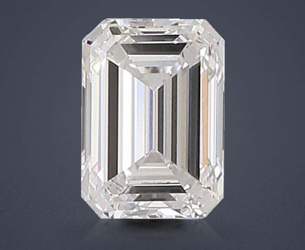 1.29ct E VS1 Rare Carat Ideal Cut Emerald Lab Grown Diamond