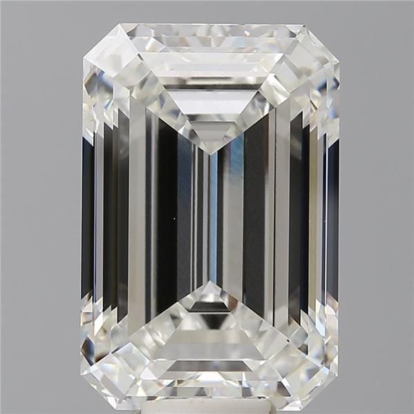 14.07ct F VVS2 Rare Carat Ideal Cut Emerald Lab Grown Diamond