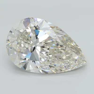 10.05ct H VS2 Rare Carat Ideal Cut Pear Lab Grown Diamond