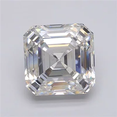 10.13ct G VS2 Rare Carat Ideal Cut Asscher Lab Grown Diamond