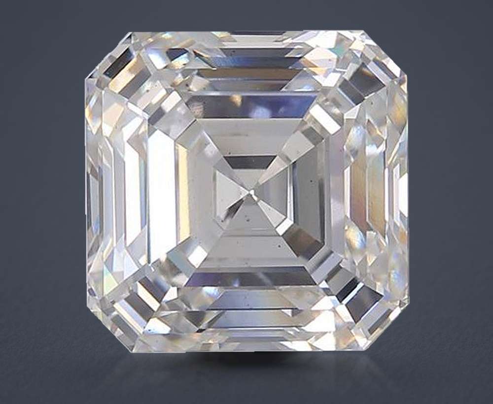 10.13ct G VS2 Rare Carat Ideal Cut Asscher Lab Grown Diamond