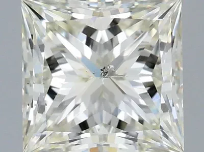 1.51ct K SI2 Rare Carat Ideal Cut Princess Diamond