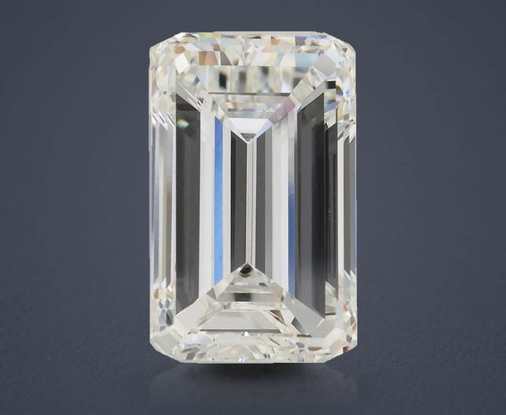 15.04ct F VVS2 Very Good Cut Emerald Lab Grown Diamond