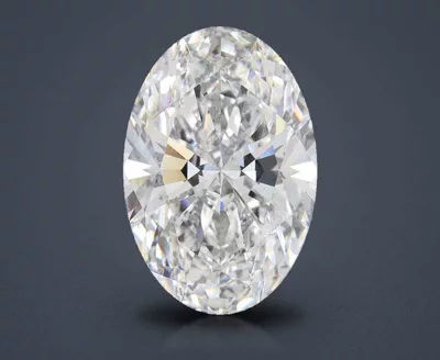 10.93ct F VS2 Rare Carat Ideal Cut Oval Lab Grown Diamond