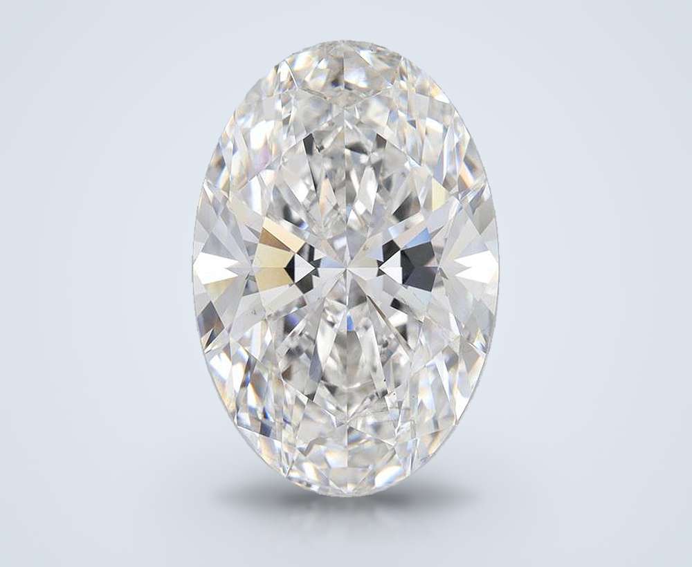 10.93ct F VS2 Rare Carat Ideal Cut Oval Lab Grown Diamond