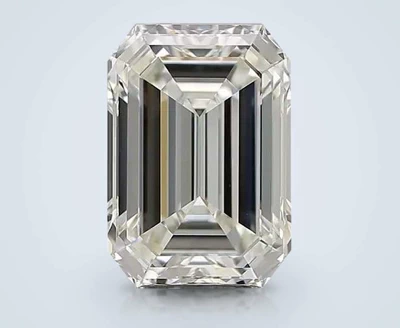 4.51ct J VS2 Rare Carat Ideal Cut Emerald Diamond