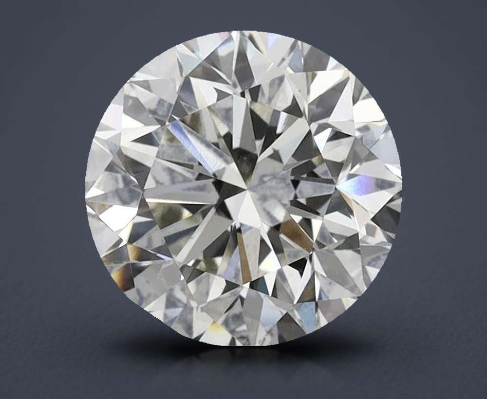 3.30ct I VS1 Very Good Cut Round Lab Grown Diamond