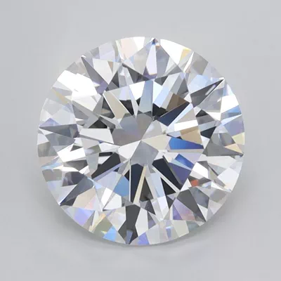 2.50ct D VVS1 Excellent Cut Round Lab Grown Diamond